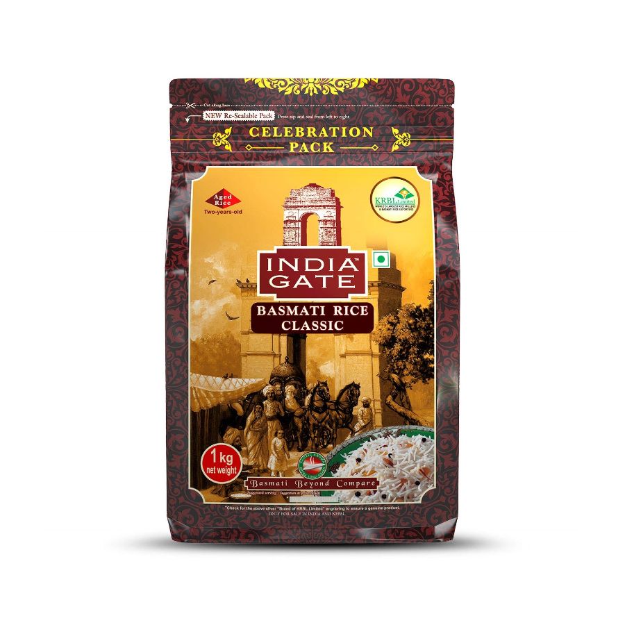 India Gate Basmati Rice Classic, 1kg