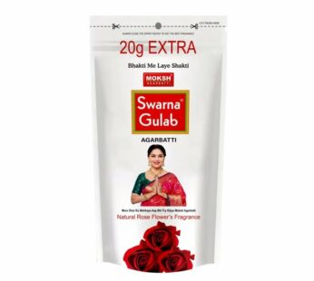 Moksh Swarna Gulab Agarbattis 90g + 20g Extra