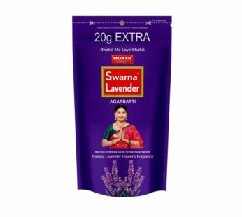 Moksh Swarna Lavender Agarbattis 90g + 20g Extra