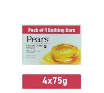 Pears Pure & Gentle Soap – 75g x 4