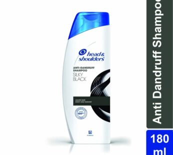 Head & Shoulders Shampoo Silky Black – 180 ml