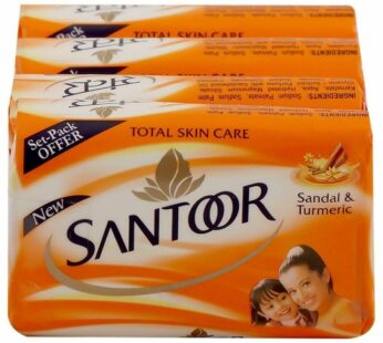 Santoor Total Skin Care Soap – 75g x 4